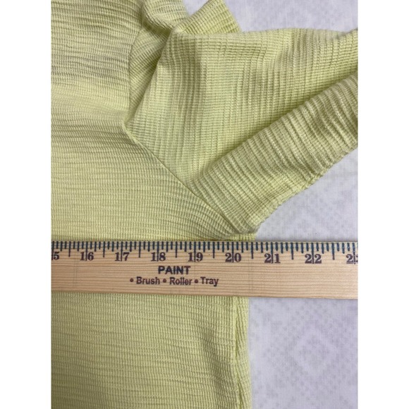 J. Jill Hoodie Pullover Womens Small Yellow Excellent Coastal Loungewear - Picture 8 of 9